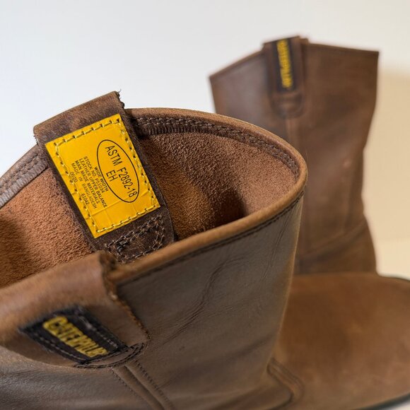 Caterpillar Cat Drawbar Pull-on Work Boots - Picture 7 of 10